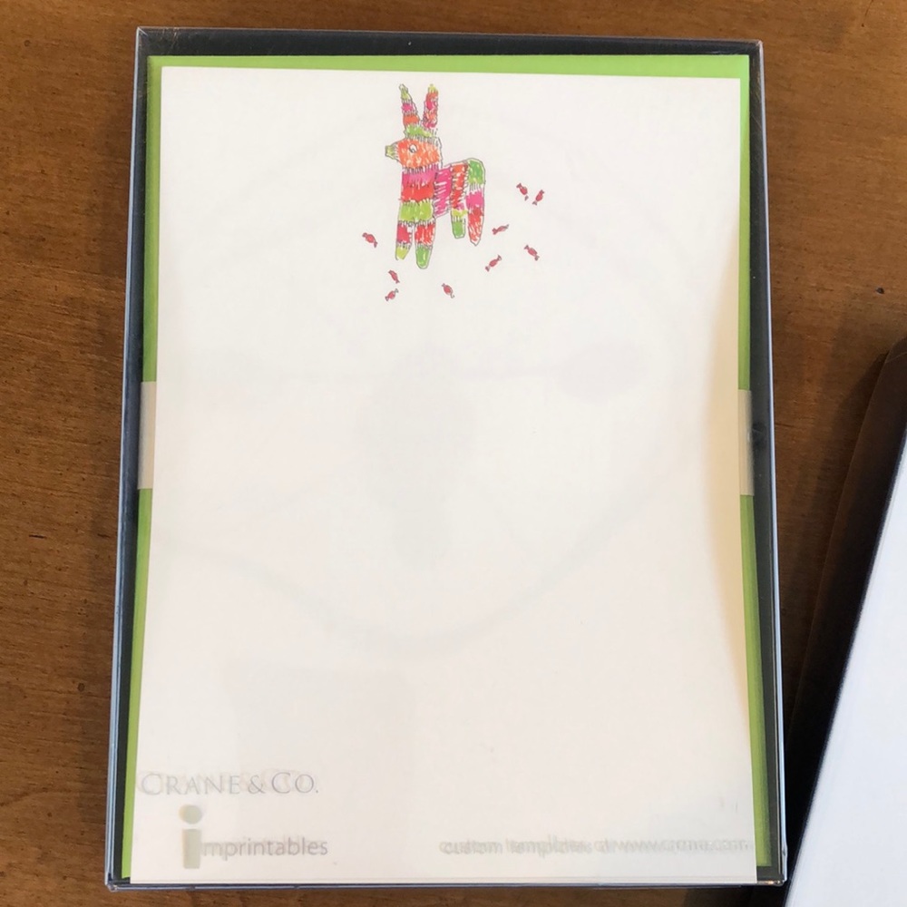 NIB Two Boxes Crane Piñata Cards